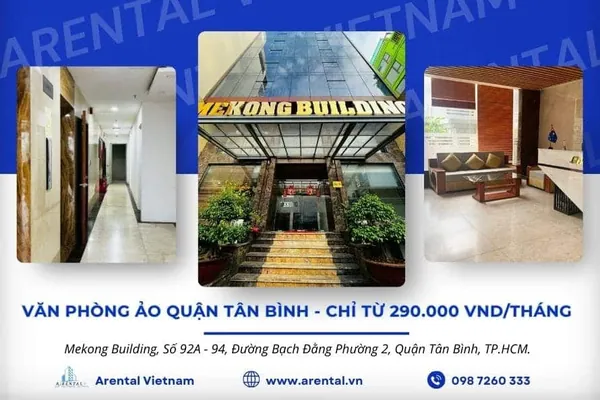 Thuê văn phòng ảo Tân Bình chỉ từ 9k/ngày