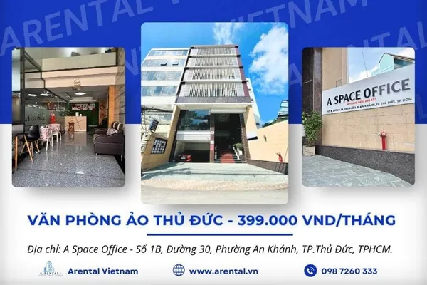 Thuê văn phòng ảo Thủ Đức giá ưu đãi từ 399k/tháng