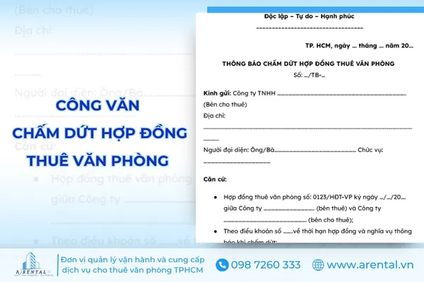 Mẫu Thông Báo Ngừng Thuê Văn Phòng Chuẩn 2025 Tải Xuống Miễn Phí