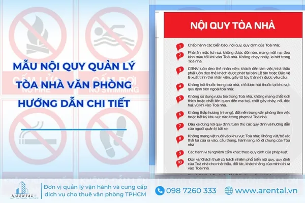 Mẫu Nội Quy Quản Lý Tòa Nhà Văn Phòng Hướng Dẫn Chi Tiết