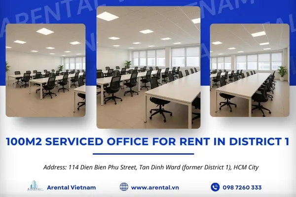 Price & Information For Serviced Office 100m2 At Dien Bien Phu District 1