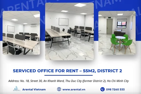Price & Information For The 55m2 Fully Serviced Office In District 2