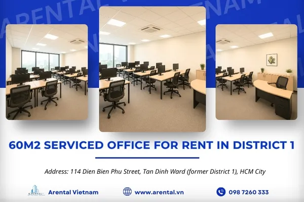 Price & Information For Serviced Office 60m2 At Dien Bien Phu District 1