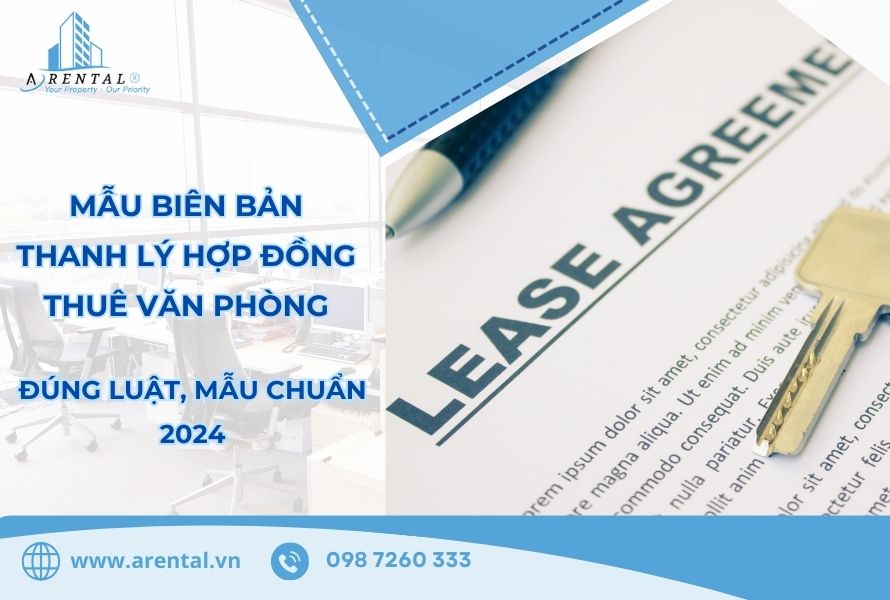 Biên bản thanh lý hợp đồng thuê văn phòng đúng chuẩn.