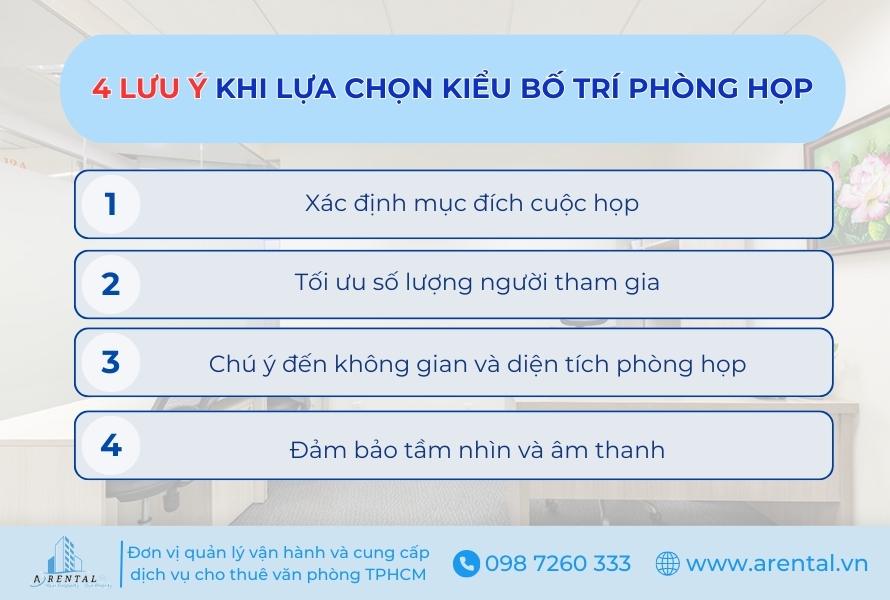 4 lưu ý khi lựa chọn kiểu bố trí phòng họp.