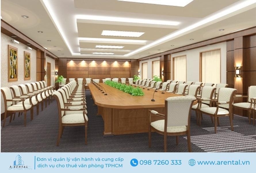 Bố trí phòng họp kiểu hội thảo, hội nghị (Conference).