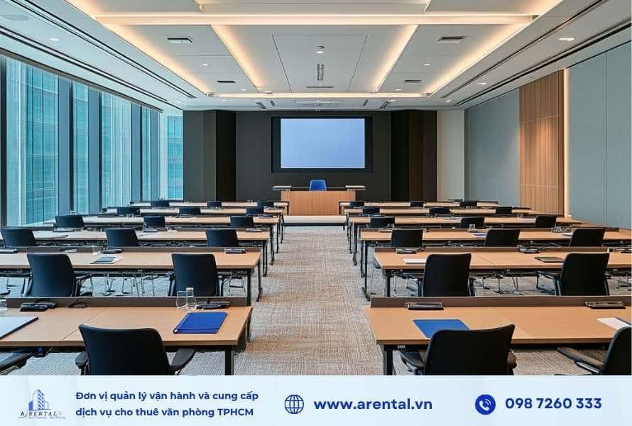 Bố trí phòng họp kiểu hội thảo, hội nghị (Conference).