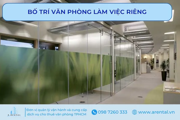 Bố trí riêng tư phù hợp cho công ty tài chính, luật, tư vấn.
