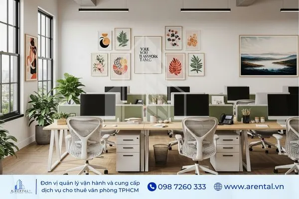 Nguyên tắc bố trí bàn làm việc trong văn phòng tránh ngồi ngay dưới xà ngang, quạt trần.