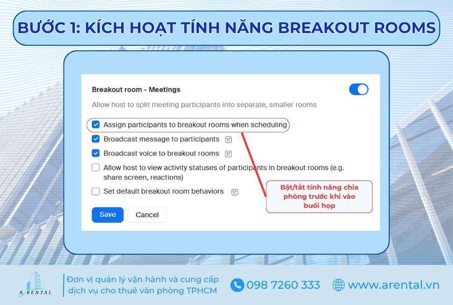 Kích hoạt tính năng Breakout Rooms trong Zoom (3).