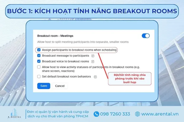 Kích hoạt tính năng Breakout Rooms trong Zoom (3).