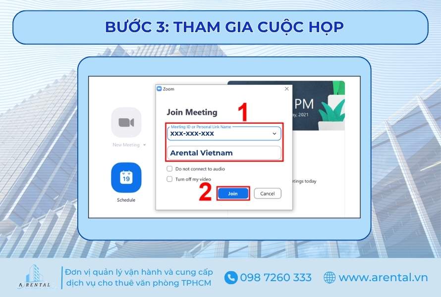 Tham gia cuộc họp Zoom.