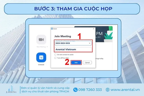 Tham gia cuộc họp Zoom.