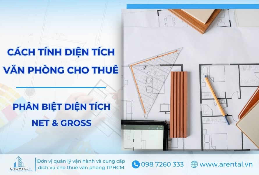 Hướng dẫn chi tiết cách tính diện tích văn phòng cho thuê.