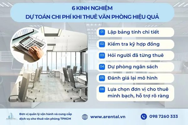 Chia sẻ kinh nghiệm tính giá cho thuê văn phòng một cách hiệu quả.