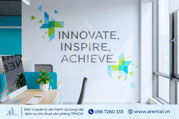 Trang trí phòng làm việc đẹp bằng câu truyền động lực trên tường, tạo nguồn cảm hứng làm việc