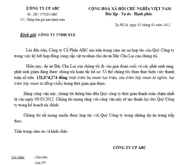 cách viết công văn đề nghị 