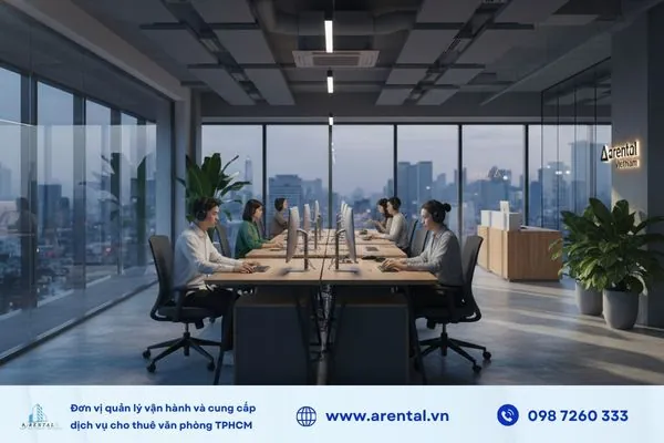Không gian làm việc hiện đại và yên tĩnh tại Arental Vietnam giúp nhân viên tập trung tối đa.