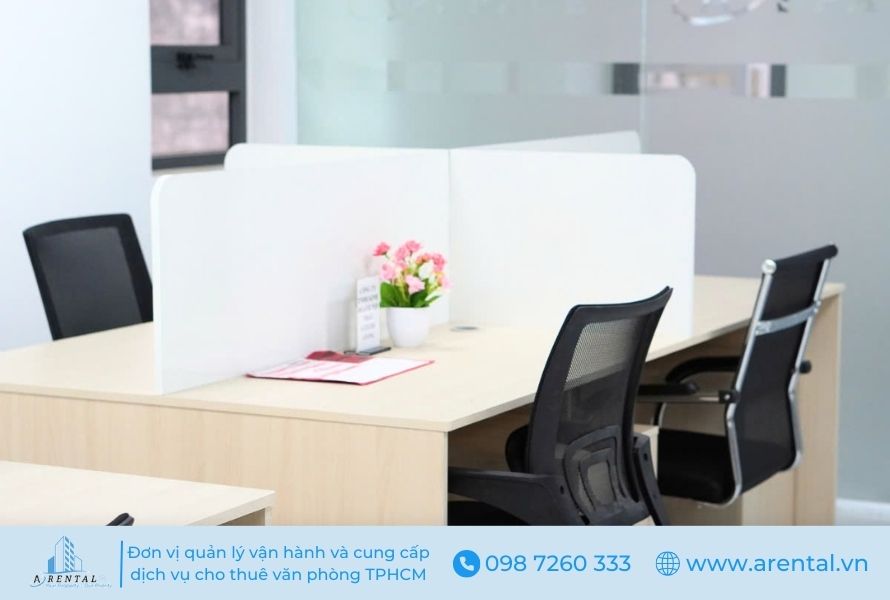 Không gian khu vực cho thuê chỗ ngồi cố định của Arental Vietnam.
