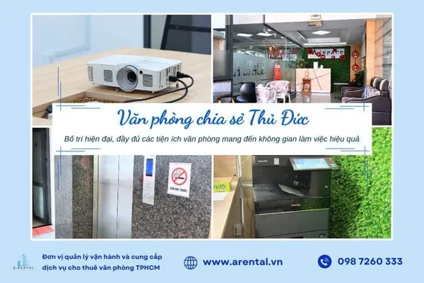 Tiện ích văn phòng hỗ trợ khách hàng tại coworking space Thủ Đức.