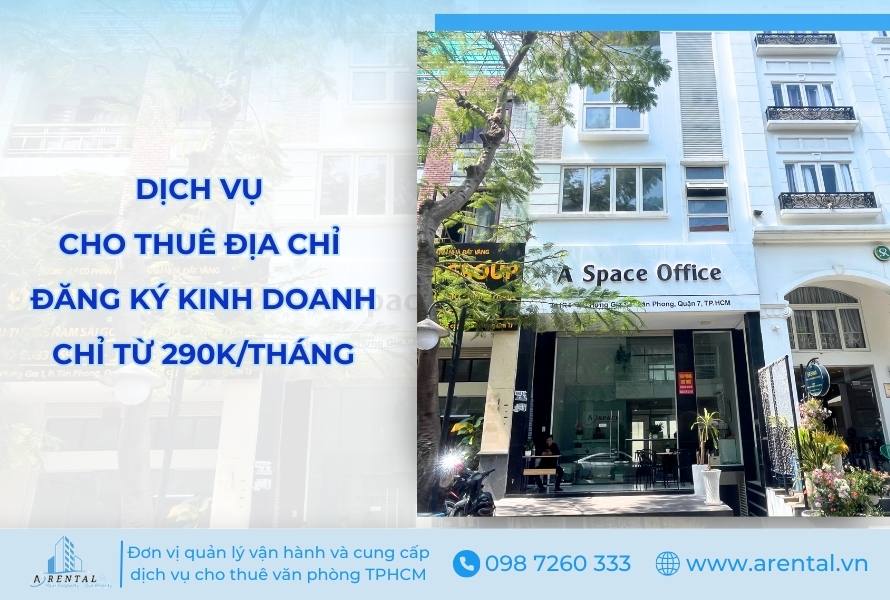 Dịch vụ cho thuê địa chỉ đăng ký kinh doanh chỉ từ 290k/tháng.