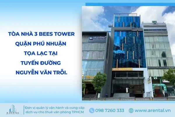 Tòa nhà 3 Bees Tower Quận Phú Nhuận tọa lạc tại tuyến đường Nguyễn Văn Trỗi.