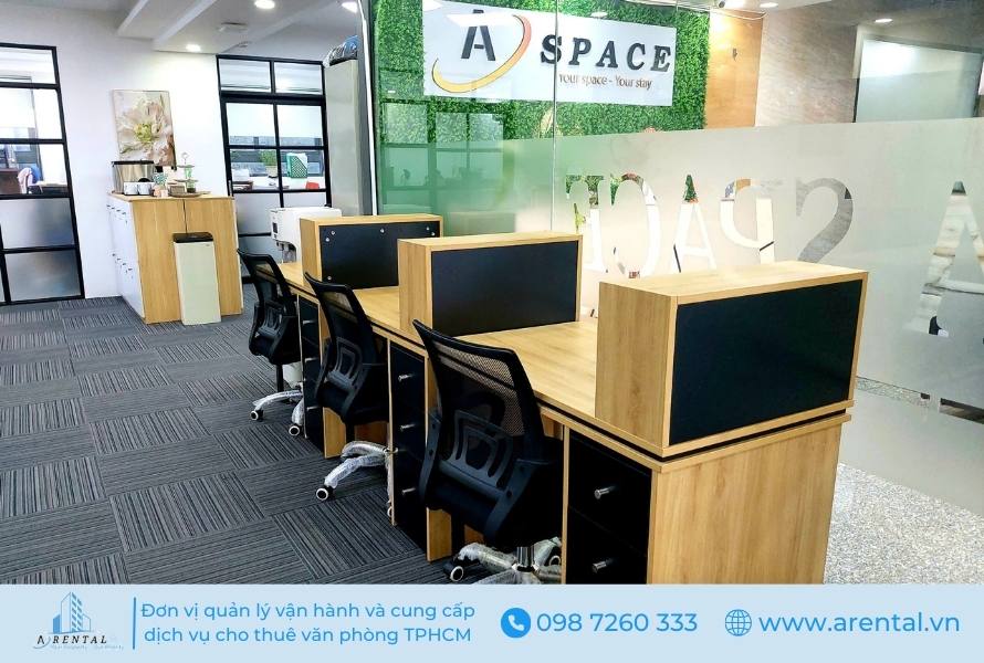 Văn phòng chia sẻ tại văn phòng A Space quận 2.