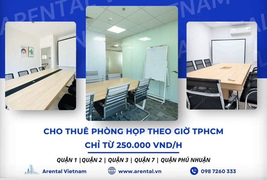 Giới thiệu dịch vụ cho thuê phòng họp theo giờ TPHCM.