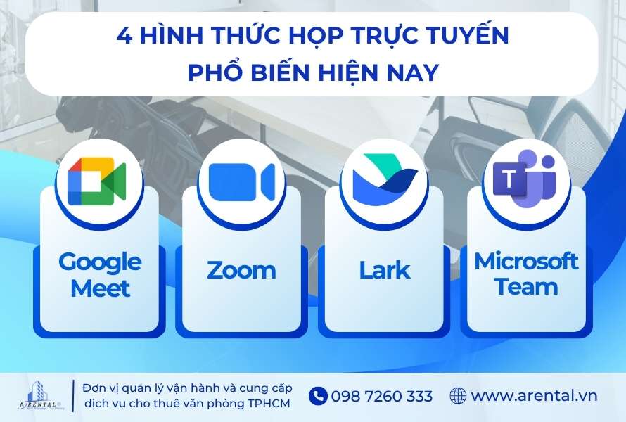 4 hình thức họp trực tuyến phổ biến.