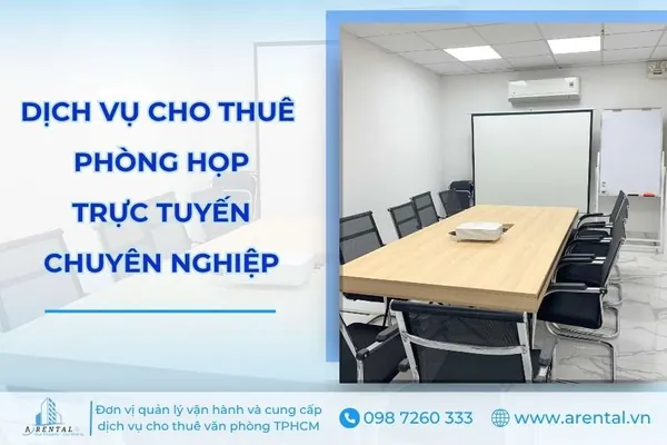 Thông tin dịch vụ cho thuê phòng họp trực tuyến.