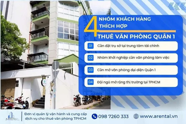 4 đối tượng khách hàng nên lựa chọn thuê văn phòng tại Quận 1.