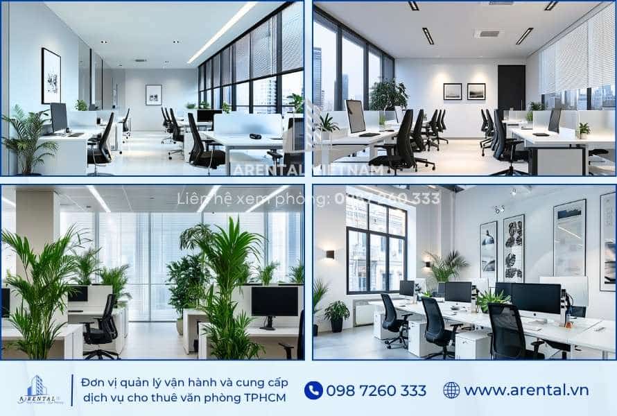 Hỗ trợ doanh nghiệp bố trí không gian văn phòng khi sử dụng dịch vụ cho thuê văn phòng Quận 1.