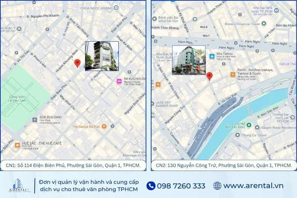 Vị trí đắc địa tại các trục đường chính TPHCM.