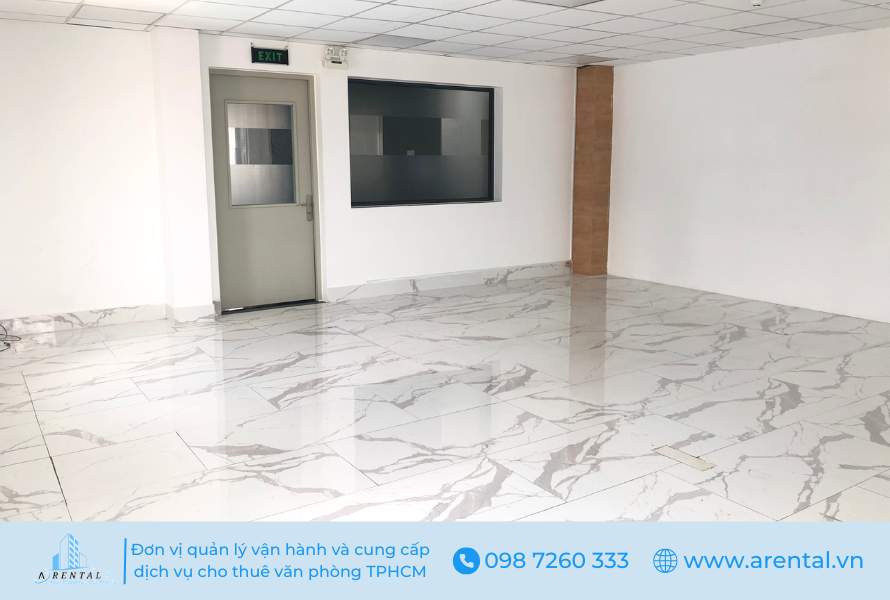 Diện tích sàn trống 50m2 tại chi nhánh Quận 2