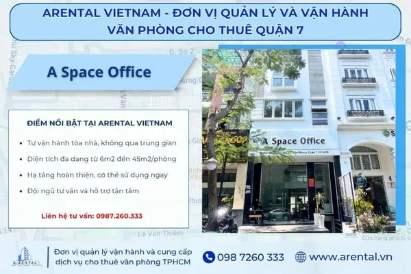 Giới thiệu đơn vị cho thuê văn phòng quận 7 uy tín và chuyên nghiệp - Arental Vietnam.
