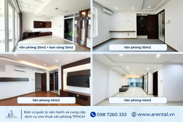 Tổng quan các không gian văn phòng cho thuê Quận 7 tại tòa nhà A Space Office.