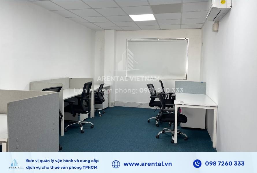Không gian văn phòng trọn gói 25m2 Quận 2.