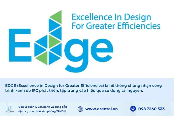 EDGE (Excellence in Design for Greater Efficiencies) là hệ thống chứng nhận công trình xanh do IFC phát triển, tập trung vào hiệu quả sử dụng tài nguyên.