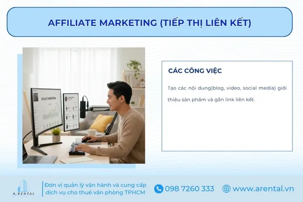 Affiliate Markeing là công việc hấp dẫn cho dân văn phòng v¥mà không cần bỏ vốn.