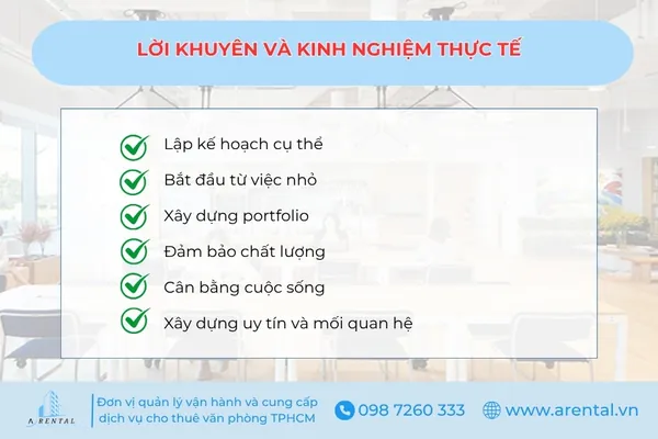 Một số lời khuyên và kinh nghiệm thực tế khi chọn nghề tay trái.