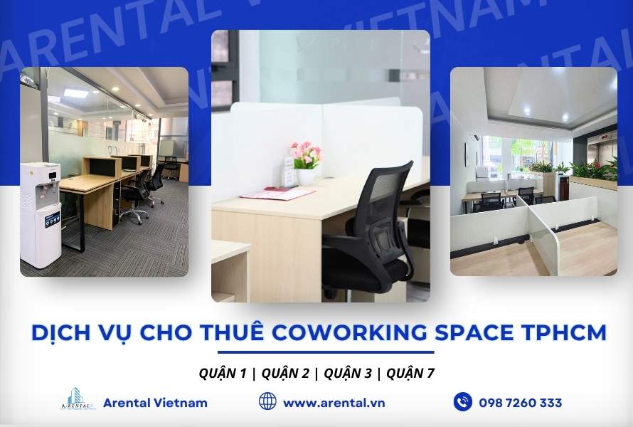 Dịch vụ cho thuê coworking space chuyên nghiệp - Arental Vietnam.