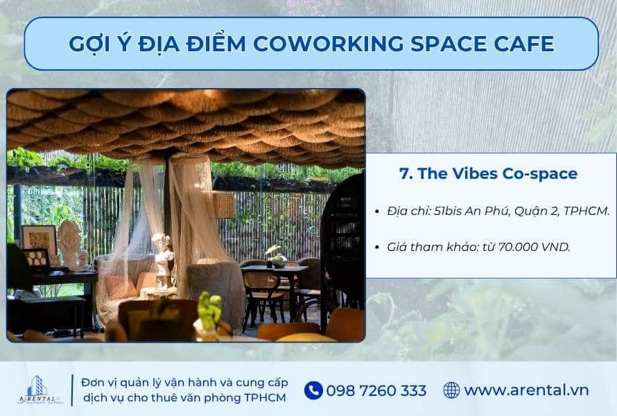 Không gian coworking space coffee tại The Vibes.