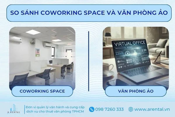 Tìm hiểu sự khác nhau giữa mô hình coworking space và văn phòng ảo.