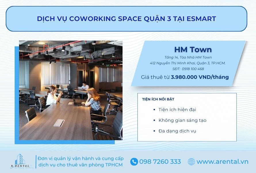 Coworking Space Quận 3 ESMart.
