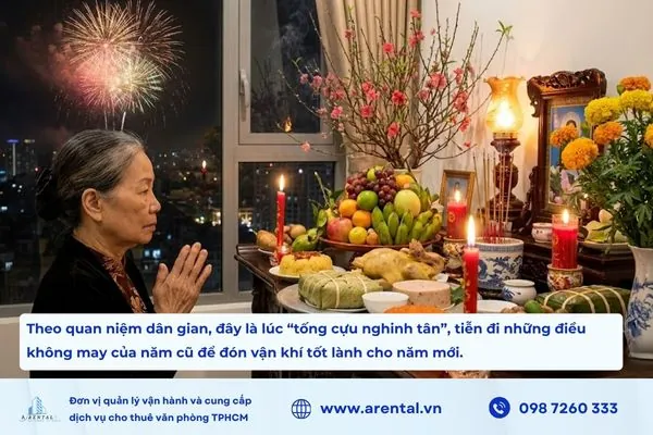 Giao thừa là thời khắc thiêng liêng tiễn năm cũ, đón năm mới, mang ý nghĩa tâm linh sâu sắc trong đời sống người Việt.