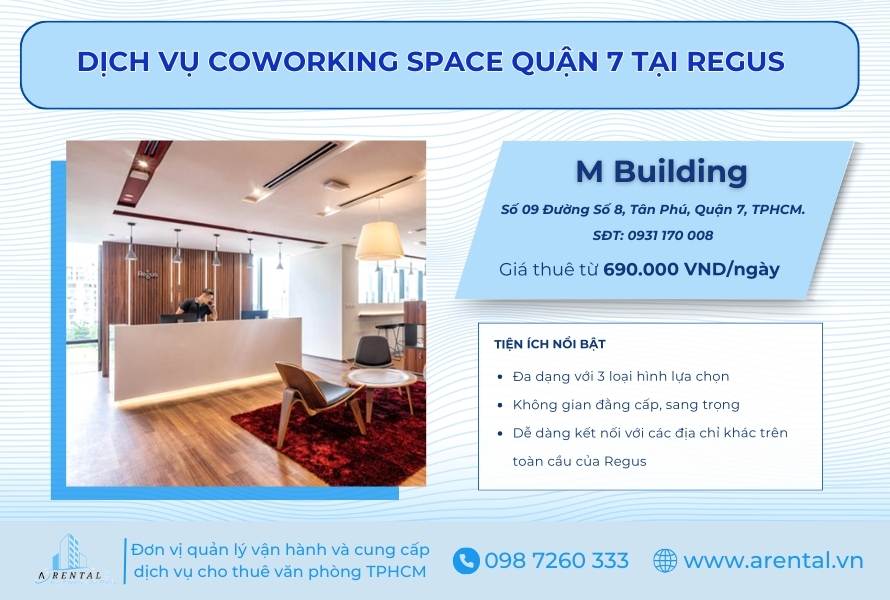 Thông tin coworking space ở quận 7 - Regus.