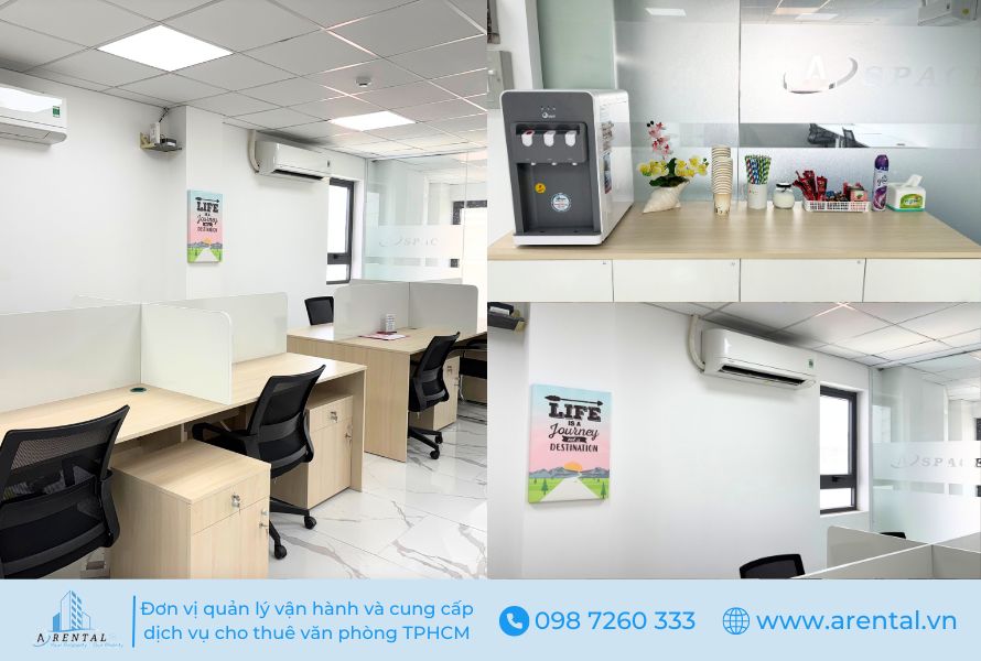 Không gian coworking space Arental Vietnam tại Quận 2.