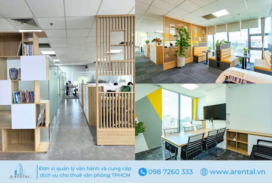 Không gian coworking space Arental Vietnam tại quận 3.