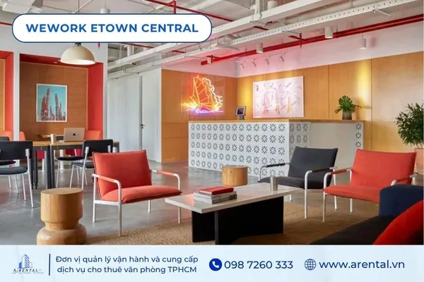 Không gian cho thuê coworking space của WeWork được bố trí từ tầng 22 - 25 của tòa nhà