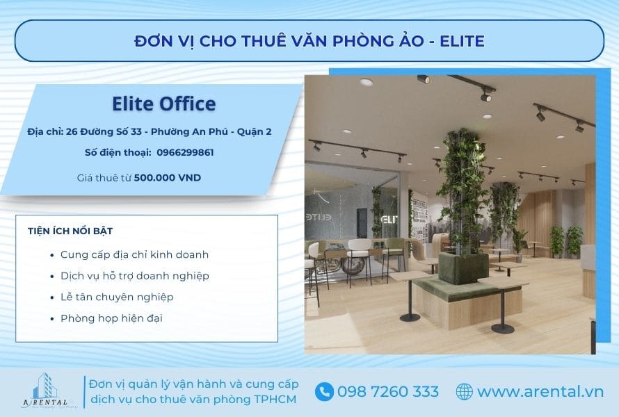 Thông tin về đơn vị cung cấp văn phòng ảo Quận 2 - Elite.